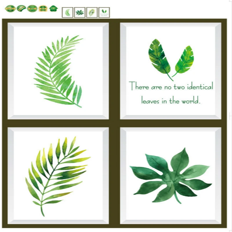 Настенные наклейки Botany растение украшения для фоторамки гранты вестибюль