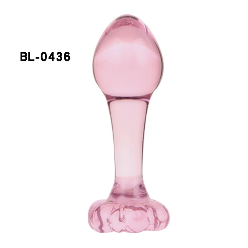 Pink Crystal Buttplug Set Anal Glass Dildo Plug Dilatador Beads Balls Prostata Massage Sex Toys For Women Men | Красота и здоровье