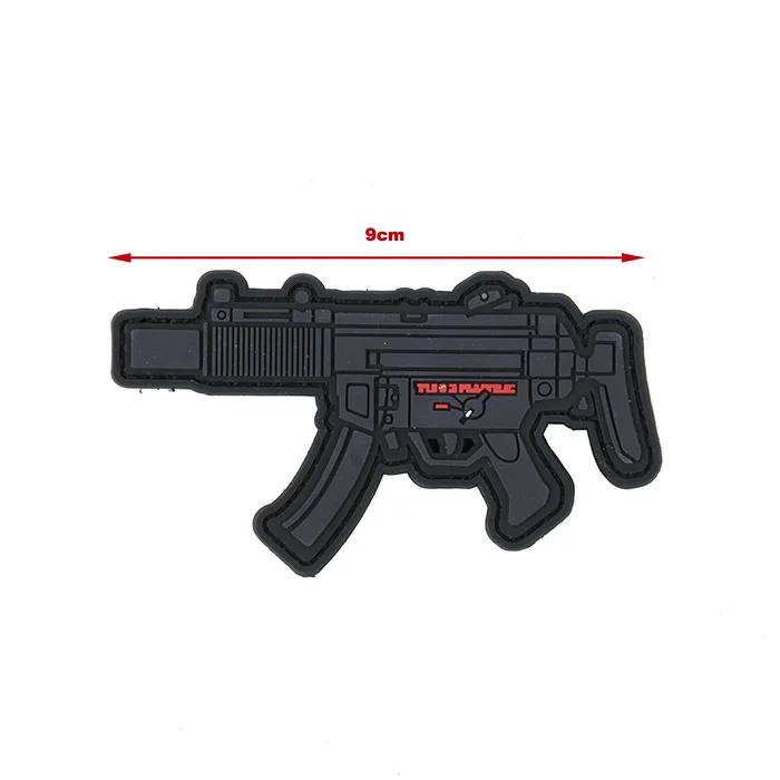 

TMC Airsoft 3D PVC Mini нашивка в виде оружия MP5SD3 тактические военные заплаты Badge TMC2969(051155)