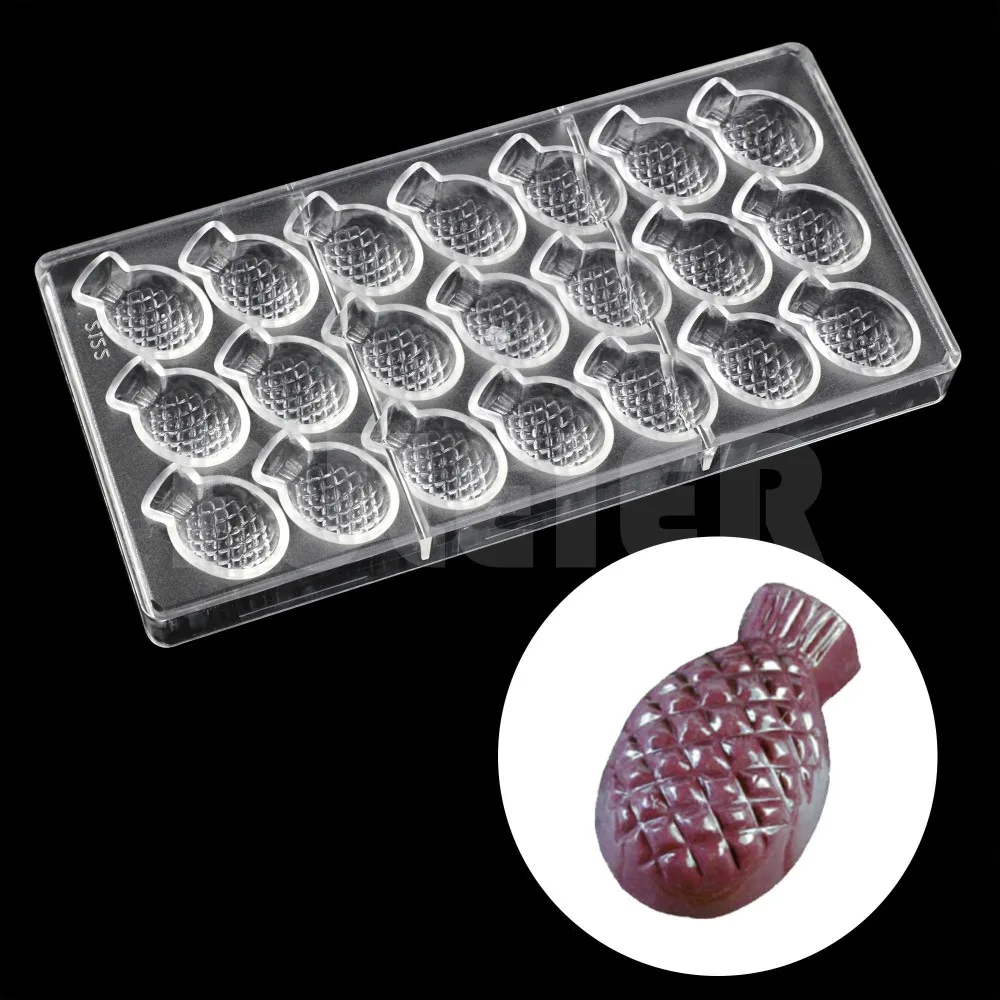 Пластиковые DIY ананасовые форма для шоколада домашняя конфета желе