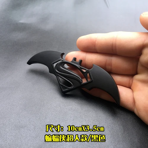 1 шт. 3D металлическая летучая мышь эмблема Авто Логотип Бэтмен значок хвост Наклейки на автомобиль Стайлинг - Название цвета: style 11