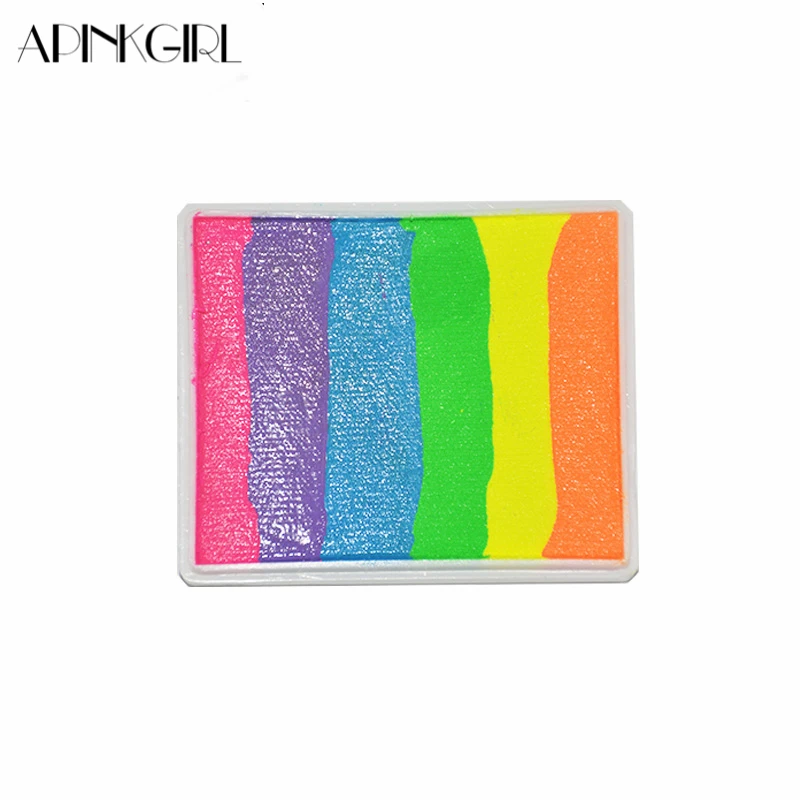 APINKGIRL 50 г/компл. профессиональная Радужная краска для тела на водной основе