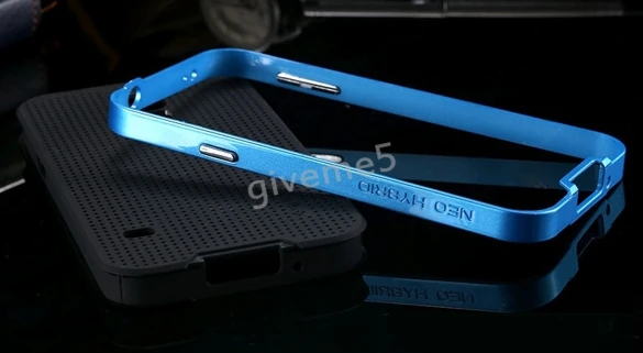 Pro New PVC Flip Mobile Phone Case Cover For Samsung Galaxy S5 Blue Silver Gold Color |