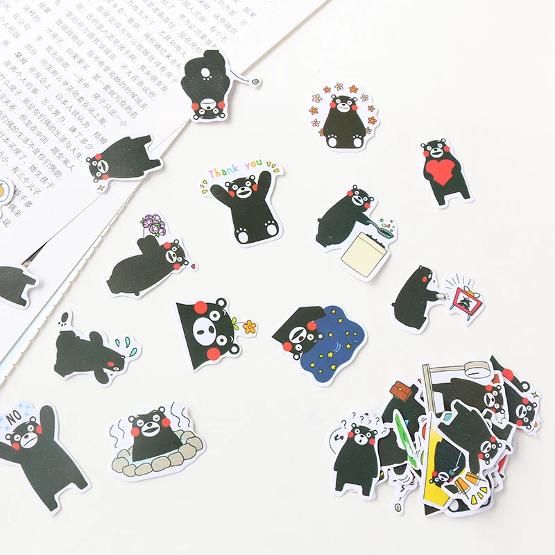 Милые канцелярские женский Еда рука счета дневник наклейки мультфильм выражения