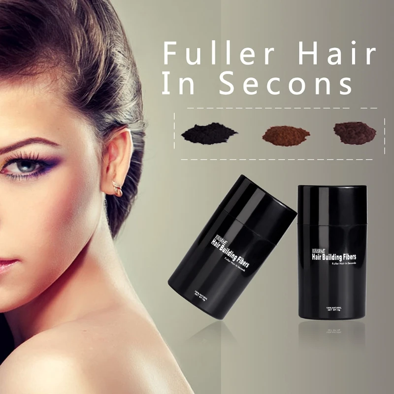 1 комплект портативные волокна для наращивания волос черный/темно