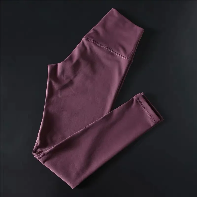 Ice red Цветные анти-потовые спортивные Леггинсы для спортзала, женские штаны с высокой талией для йоги и фитнеса, бесшовные леггинсы для танцев и тренировок, XS-XL - Цвет: Ice red