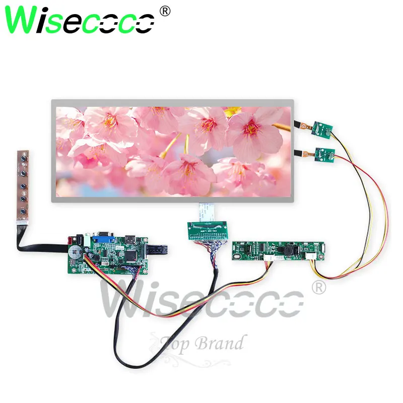 

VGA + плата контроллера с 12,3 "ЖК-экраном C123HAN01.1 1920*720 ЖК-экран для автомобиля