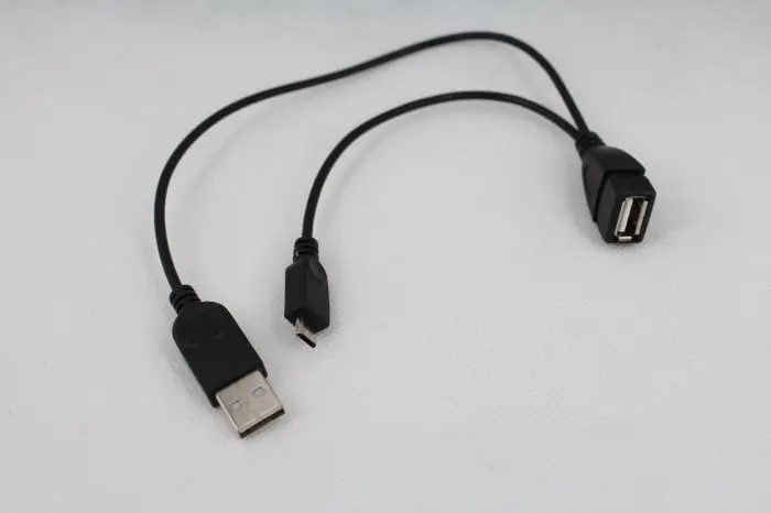 Микро USB 2 0 5 Pin хост OTG кабель адаптер с питания для сотового телефона планшета ПК