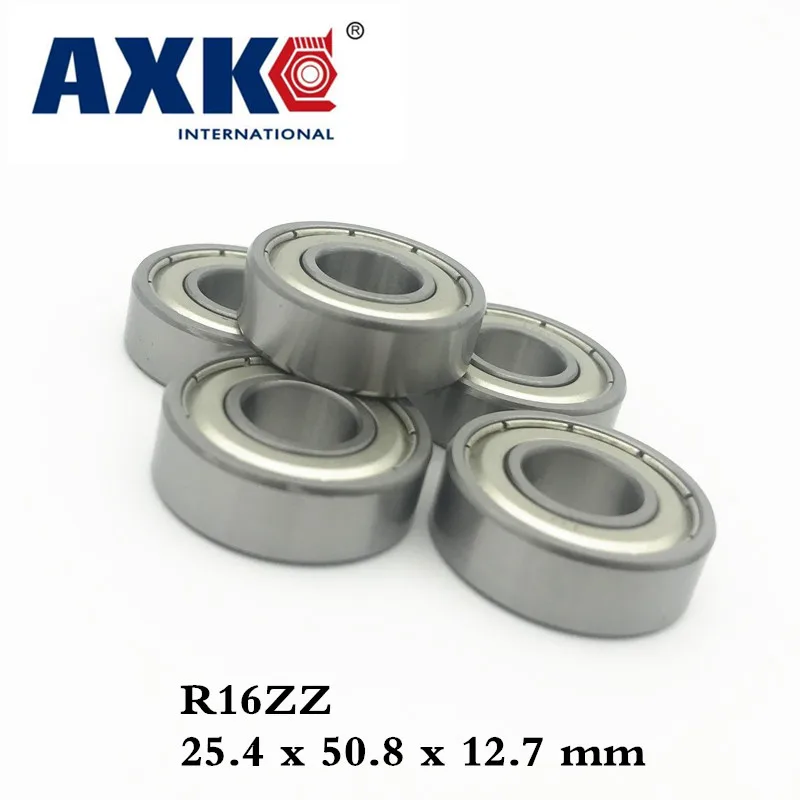 

Axk High Quality R16zz Shielded Bearing Inch Series 1"x 2"x 1/2" Inch 25.4*50.8*12.7 Mm Miniature Shielded Ball Bearing