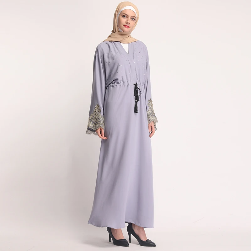 Vestidos Kaftan abaya Qatar Оман мусульманский хиджаб платье Абая для женщин халат Дубайский кафтан Elbise турецкие мусульманские платья одежда
