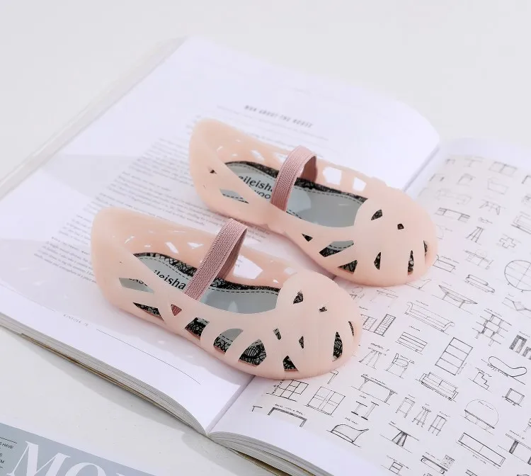 Новинка 2020 мини туфли для девочек Mini Melissa сандалии желе с кристаллами детская