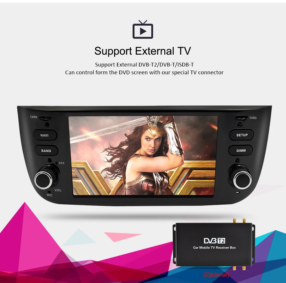 Автомобильный стереоплеер с восьмиядерным процессором Android10.0 для Fiat Grande Punto Linea