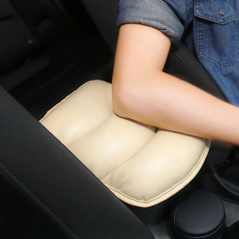 Hot Auto Car Armrest Pad Covers Console Universal Storage Protection Cushion High Quality Soft PU leather for car styling |