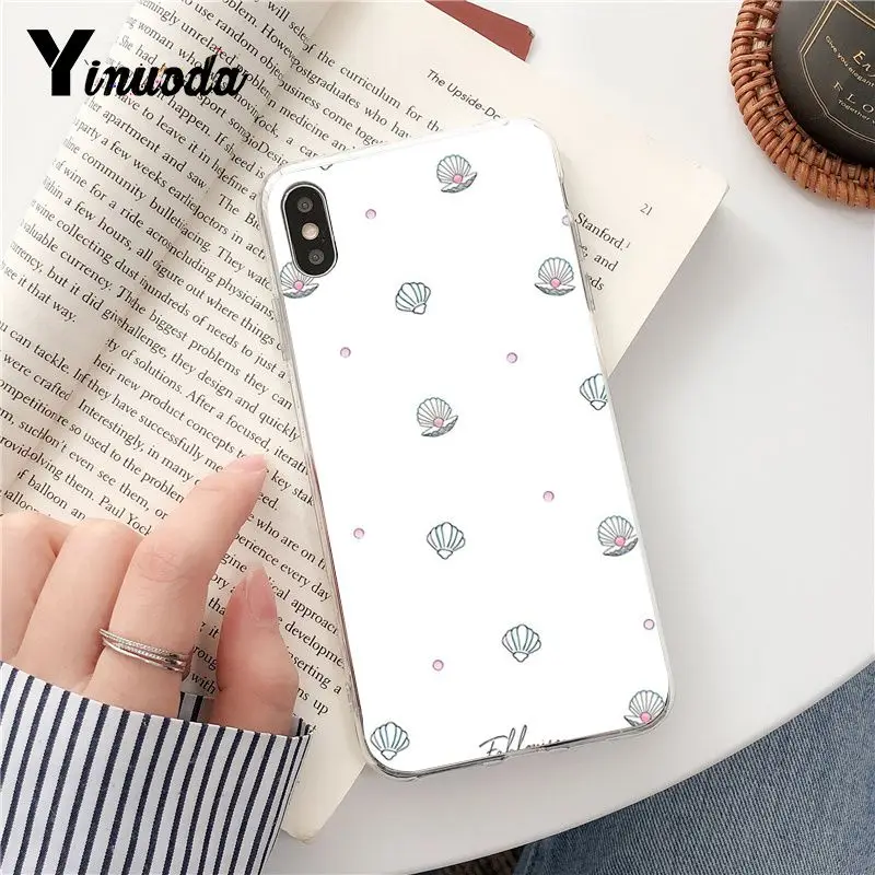 Yinuoda Мягкий силиконовый прозрачный чехол для iPhone X XS MAX 6 6S 7 7plus 8 8Plus 5 5S XR Fundas Capa |