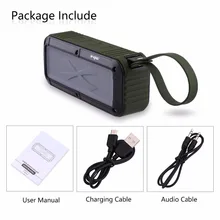 W-KING S20 Loundspeakers IPX6 Waterproof Bluetooth Speaker Portable NFC Bluetooth Speaker for Outdoors/Shower/BIcycle FM Radio