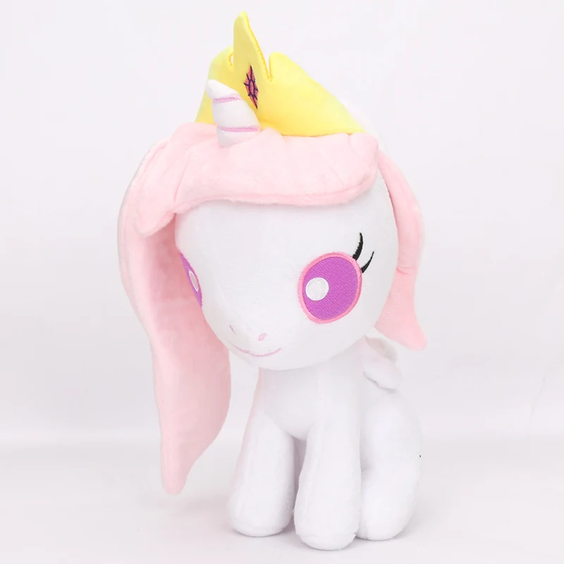 Q 25CM white 23-27 см My Little Pony Toys friendness is Magic Twilight Sparkle принцесса Луна Cadance принцесса Celestia плюшевые мягкие куклы - Цвет: Q 25CM white