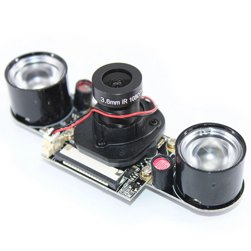 OV5647 5MP для Raspberry Pi 3 модуль камеры с IR-CUT (автоматический IR-CUT) + 2 шт. Вт подсветка |