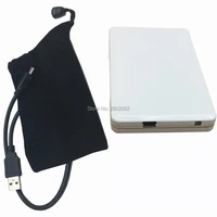 white 1 8 inch usb2 0 cf hdd case ide pata 50pin external hard drive enclosure case box with travel pouch cf to usb