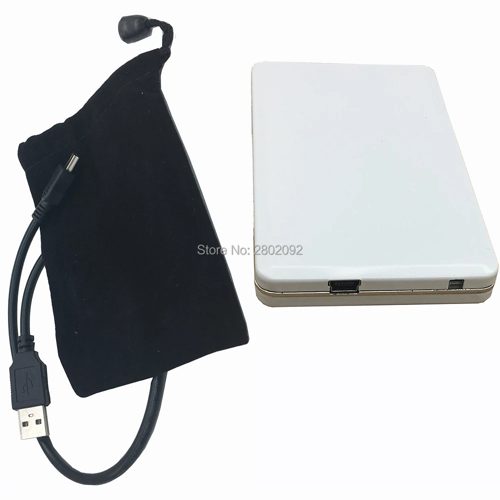 Чехол для внешнего жесткого диска IDE PATA белый корпус 1 8 дюйма USB2.0 CF HDD с дорожным