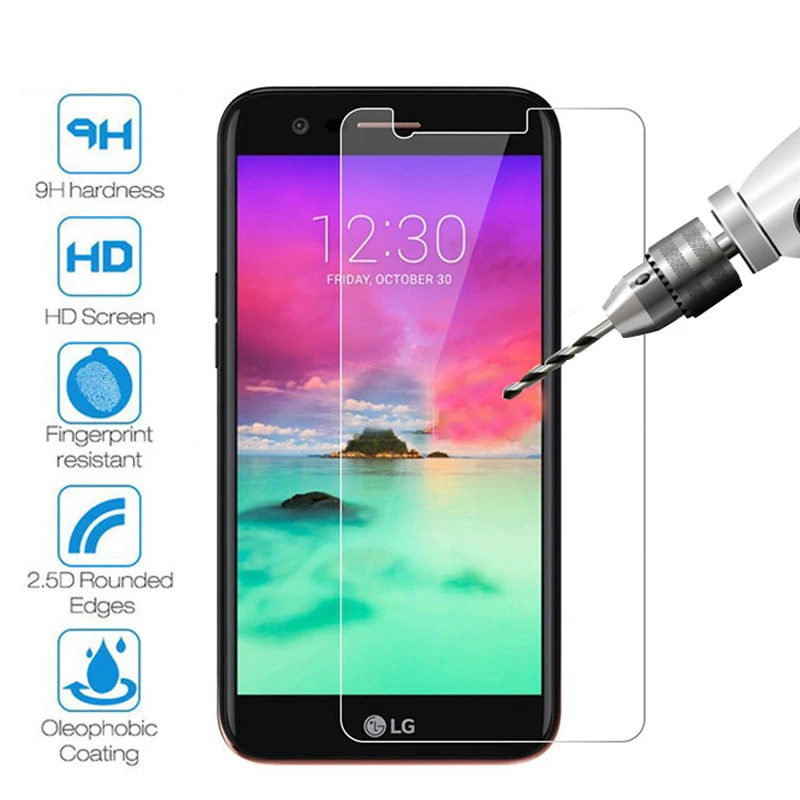 Защитное стекло для LG K7 K8 K10 2017 защита экрана K3 K4 K20 Plus k 7 8 10 20 K 10K Tremp лист 9H HD