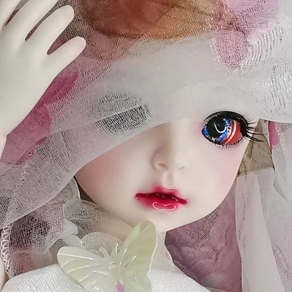 Новинка 1 пара DIY акриловые BJD глаза огненные красные синие мутиколоры 12 мм 14 16 18 20