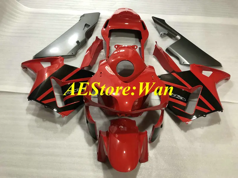 Набор обтекателей мотоцикла для HONDA CBR600RR F5 03 04 CBR 600RR 600 2003 2004 ABS красный серый