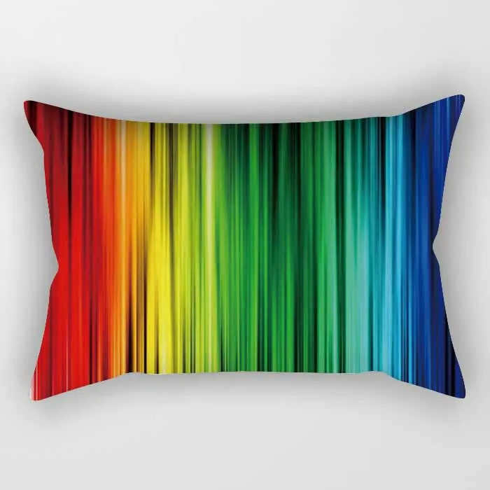 

Many colors rhombus mix colors pattern men women rectangle pillow case home pillow cover