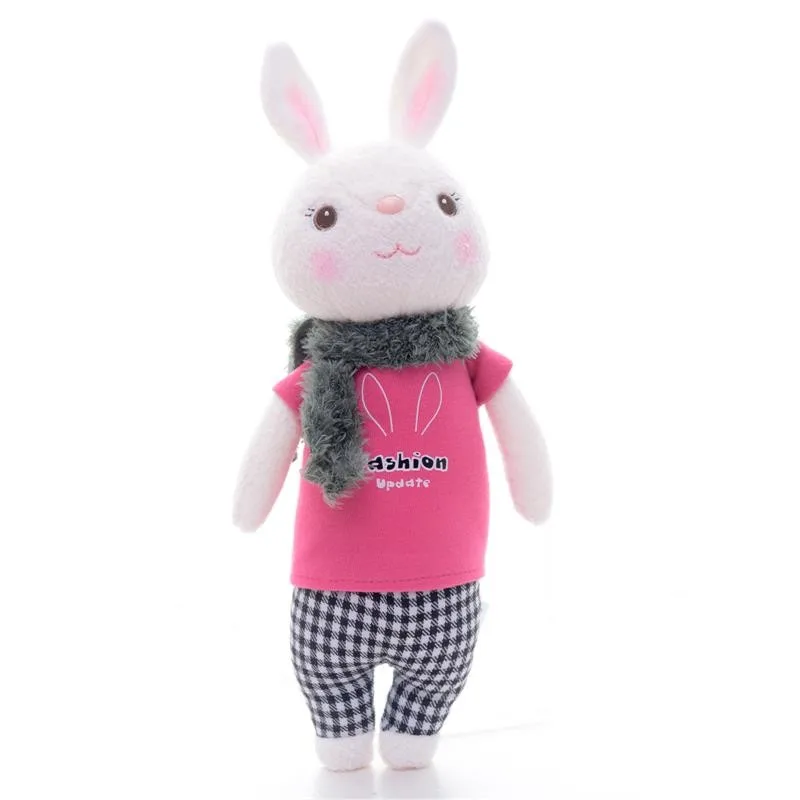 Tiramisu Bunny Toy Plush Scarf Red Rabbit Dolls for Girls Birthday Gifts Kids Stuffed toy girl doll | Игрушки и хобби