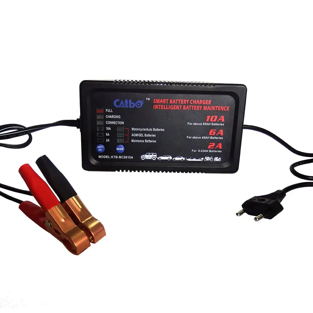 Зарядное устройство для мотоцикла CATBO 6V12v интеллектуальное зарядное 6 в