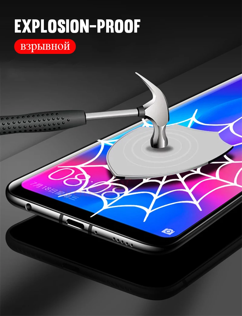 6D Гидрогелевая пленка для huawei P30 Lite P20 mate 20 Lite 20X mate 10 Pro Глянцевая передняя задняя пленка для huawei Honor 10 8X(не стекло