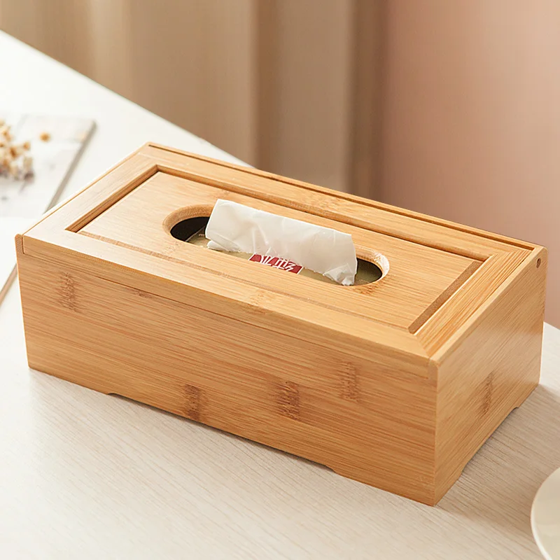 

Brief modern tissue box bamboo pumping paper box bamboo tray home fashion home storage bamboo rural room seat type tissue case