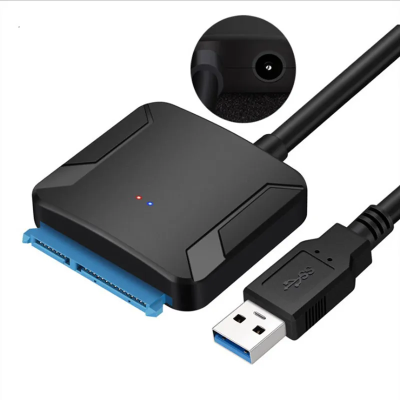 1 шт. адаптер-конвертер USB 3 0 в IDE/SATA для жестких дисков 2 5/3 5 дюйма SATA/IDE/SSD |