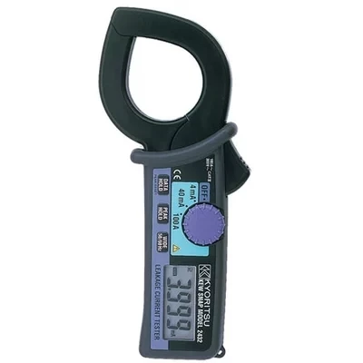 

Fast arrival KYORITSU 2432 Digital Leakage Clamp Meter MAX AC100A Resolution0.001mA