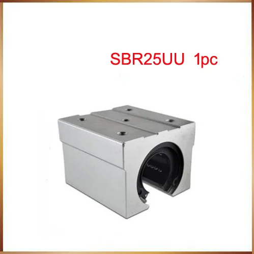 Sbr25uu Бесплатная доставка SBR25 SBR25UU 25 мм Линейный Шарикоподшипниковый блок CNC