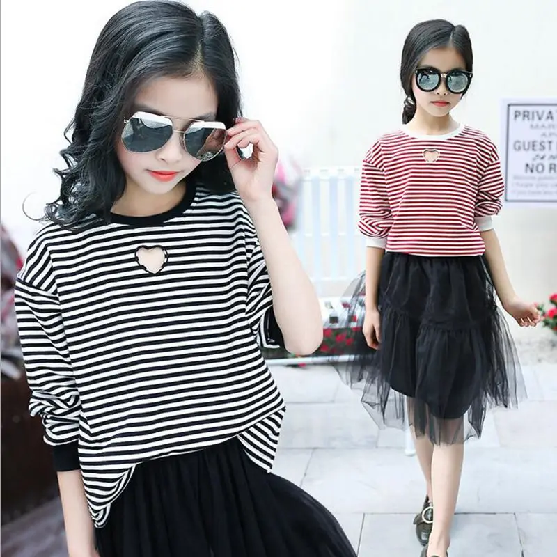 Новинка 2017 года модная повседневная детская рубашка в полоску на весну и осень