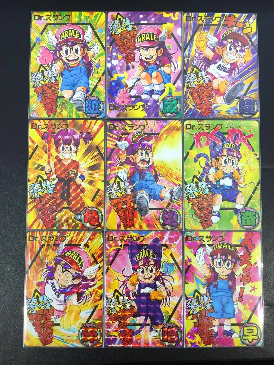 9 шт./компл. Arale Dr Slump Игрушки Хобби Коллекционные игрушки коллекция аниме-открытки