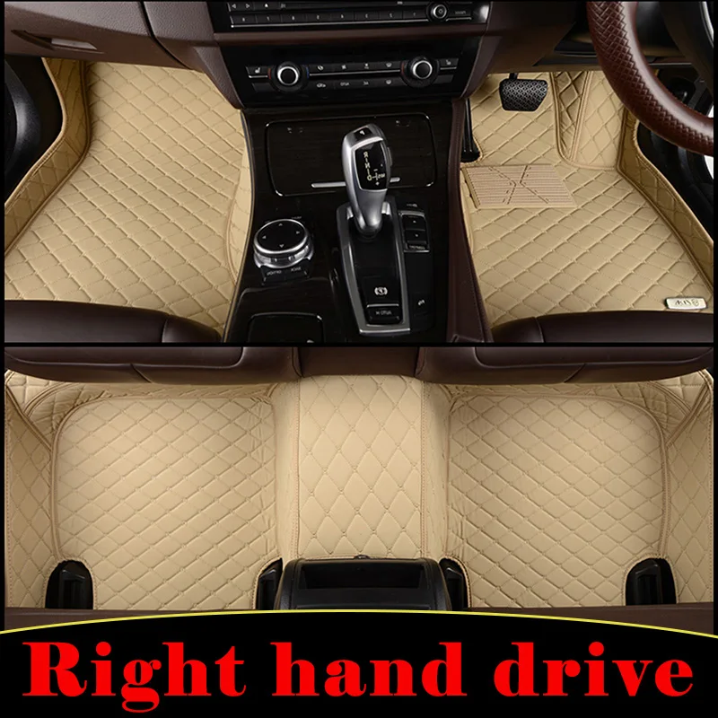 Правый руль автомобильные коврики подходят для Land Rover Discovery 3 4 5 Sport Freelander 2 Range Evoque