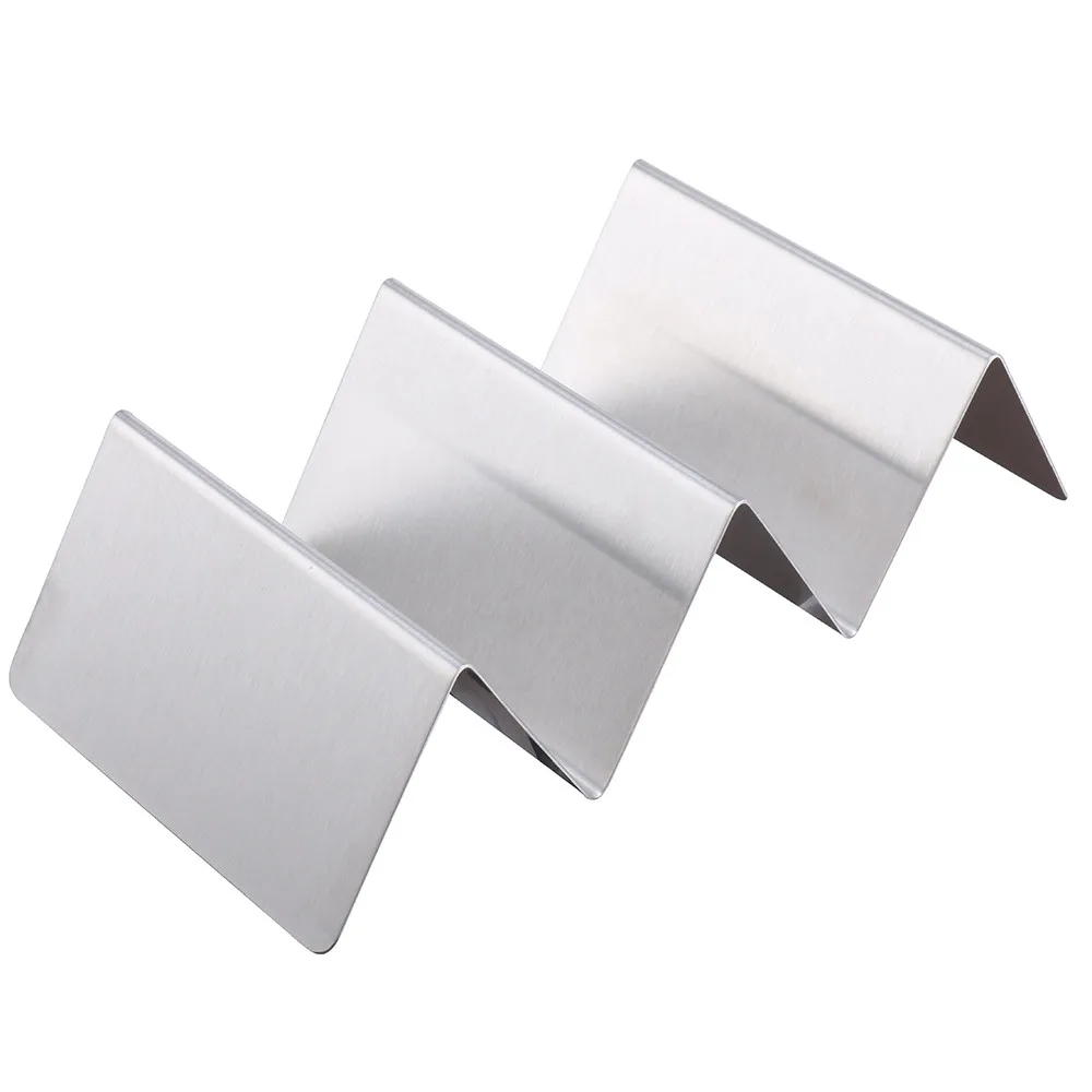 20 # волновой формы из нержавеющей стали Тако держатель дисплей держатели Кухня