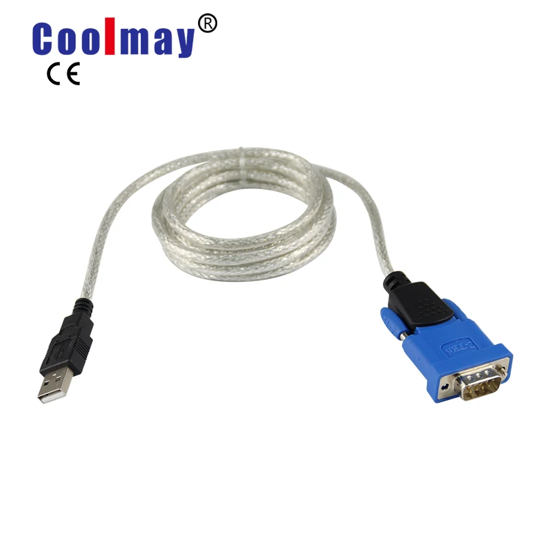 

Кабель USB-RS232 с последовательным портом через USB-порт на компьютере и программируемая линия программирования программируемого логического контроллера с текстом coolmay