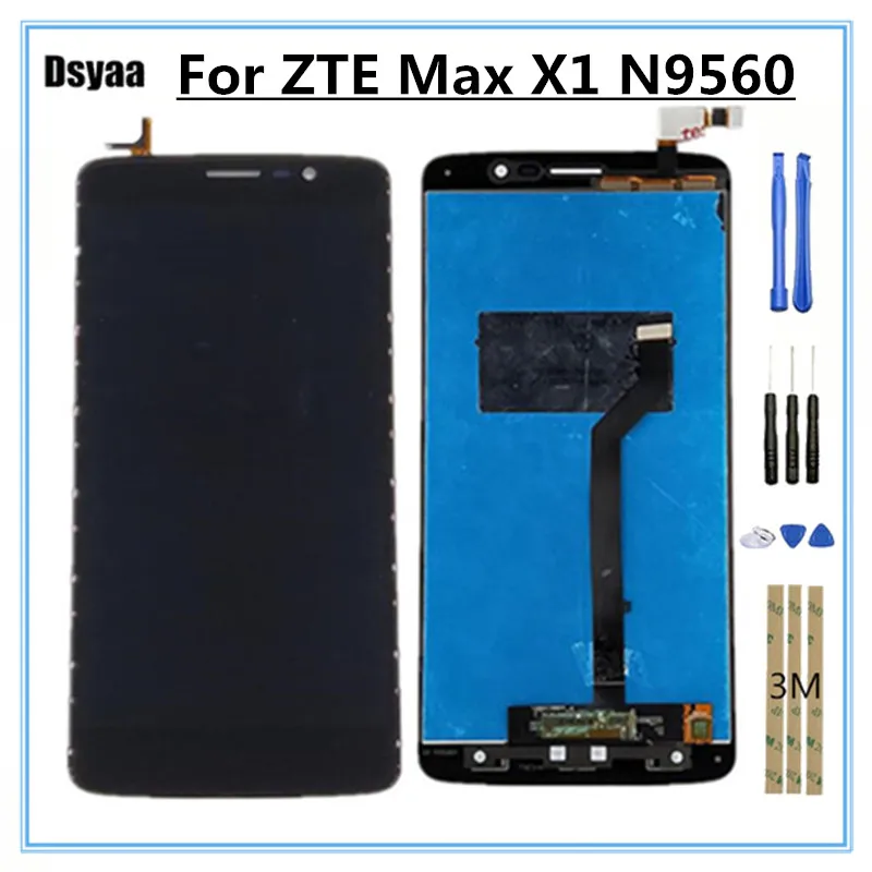 6 дюймов для ZTE Max XL N9560 ЖК-дисплей дигитайзер экран сенсорная панель сборка LCD |