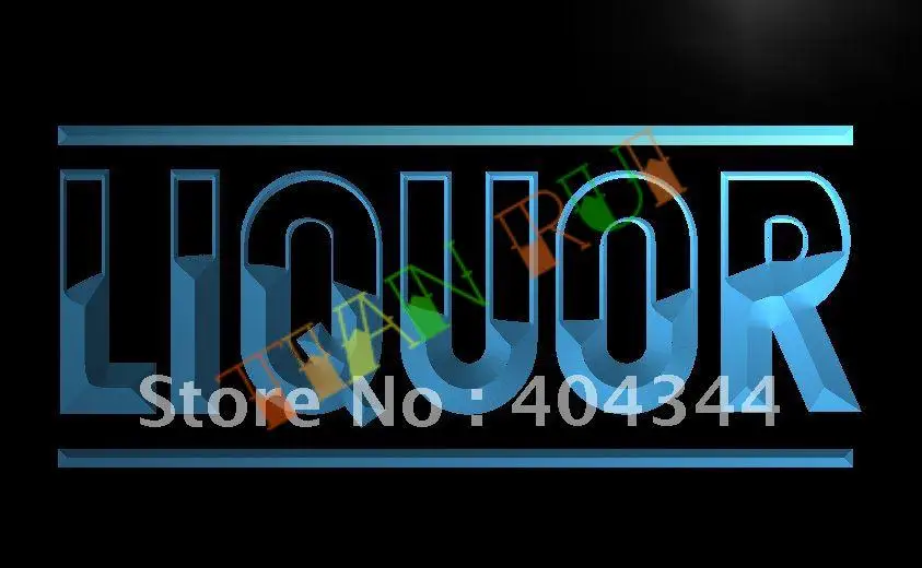 

LB085- LIQUOR Wine Bar Pub Club Neonschild Light Sign