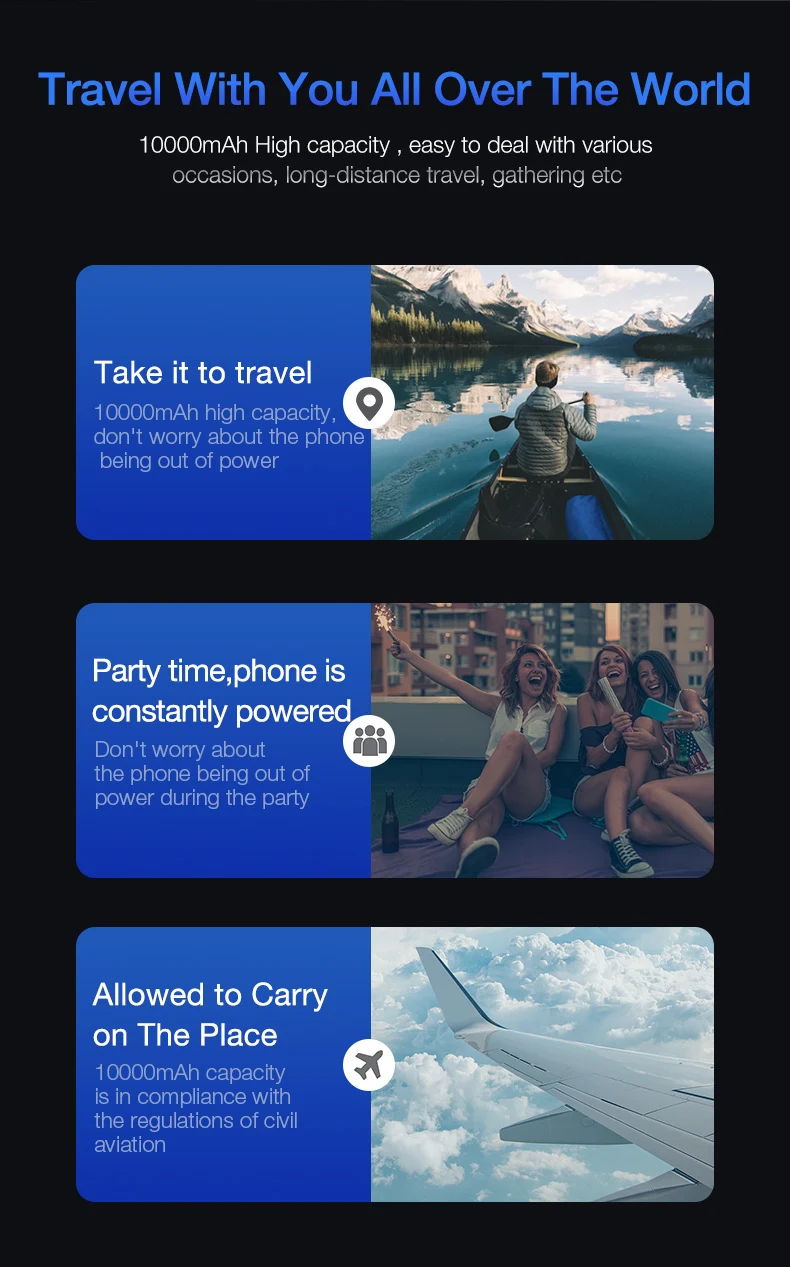 Cafele 5000 мАч портативное зарядное устройство, внешний аккумулятор для iPhone Xiaomi Mi, двойной USB C внешний аккумулятор, ультра тонкий повербанк