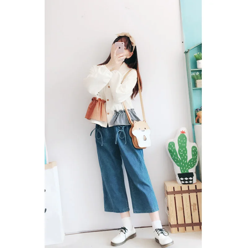 Женская винтажная куртка с карманами и вышивкой винтажное свободное Ретро