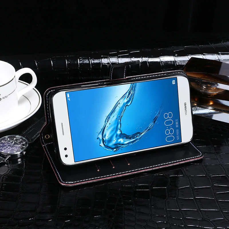 Itgoogo чехол для Huawei Y6 Pro 2017 5 0 &quotкрокодиловая кожа флип кожаный телефона сумка|case for