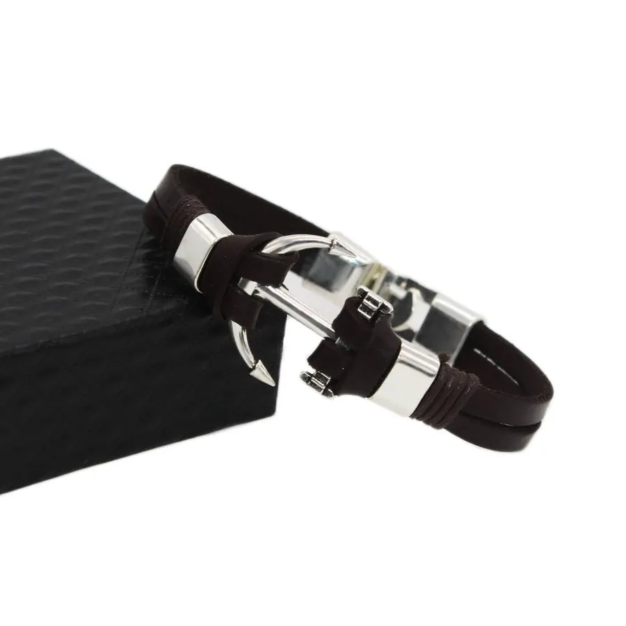 Wbo563 Взрывные Модели Европейская и американская мода кожаный плетеный браслет