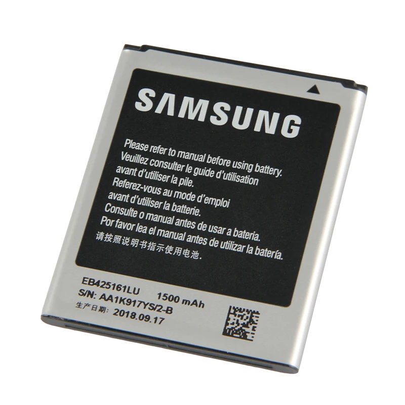 samsung EB425161LU Батарея для samsung GT-S7562L i8190 S7582 S7560 S7566 S7568 S7572 S7580 SM-J105H J1 1500 мА-ч