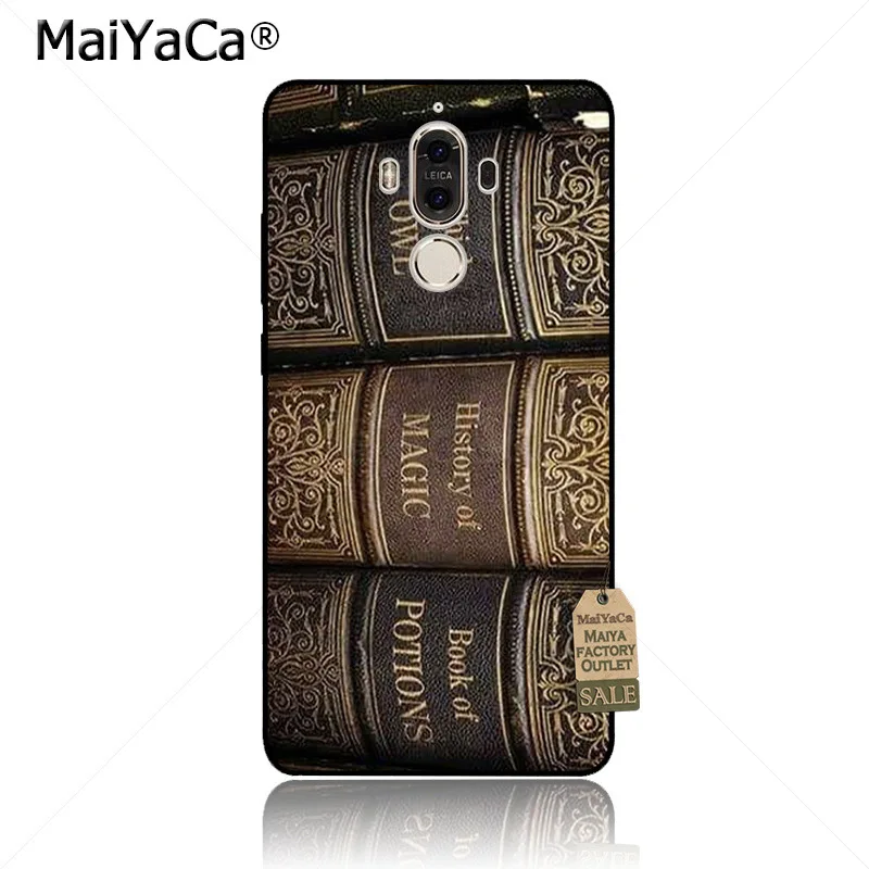 MaiYaCa книжная полка библиотека Новинка Fundas чехол для телефона Huawei p20 pro p9 p10 plus mate9 10