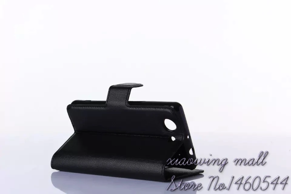 High Quality Case For Sony Xperia Z4mini Litchi Texture Leather Wallet Stand Z4compact/Z4mini |