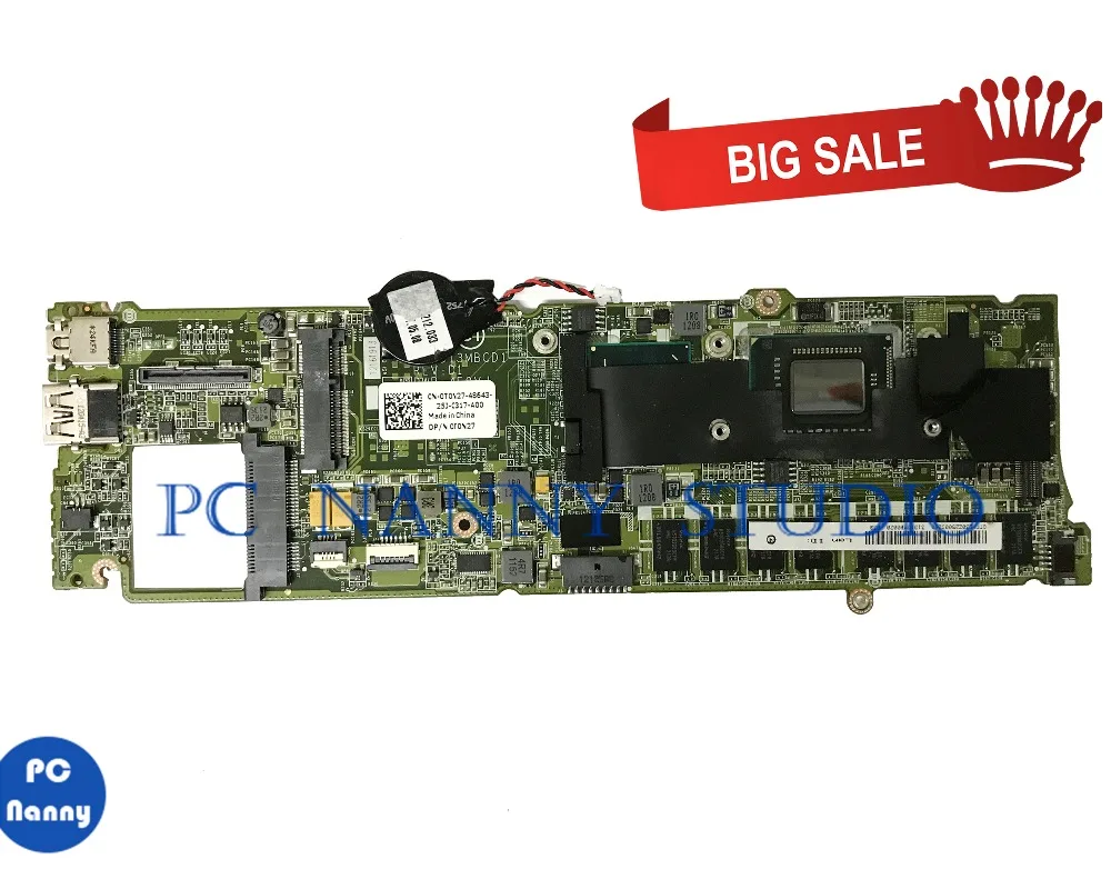 PCNANNY 0T0N027 T0N027 для DELL XPS L321x Материнская плата ноутбука i5 2467M 4G DA0D13MBCD1 протестирована|Материнские платы