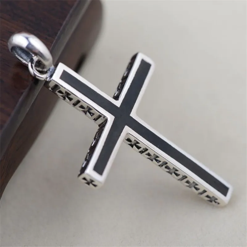 Кулон крест из серебра 925 пробы для мужчин и женщин|Подвески| |
